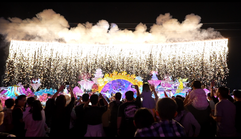 厦门园博苑花灯乐园演绎厦门夜色